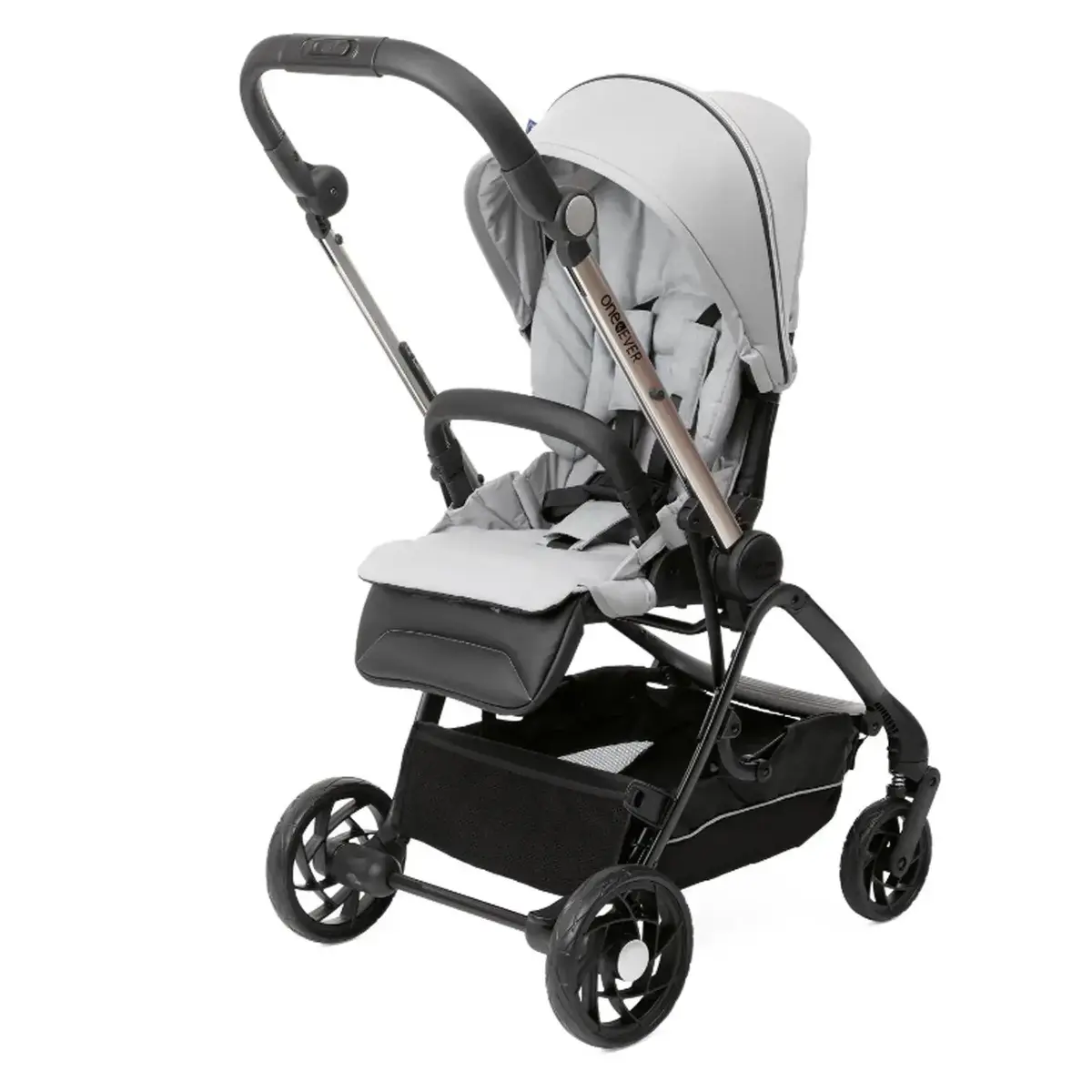 Chicco One4Ever Bebek Arabası Silver Leaf