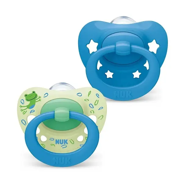 Nuk Signature Silikon Emzik 2li 6-18 Ay Erkek