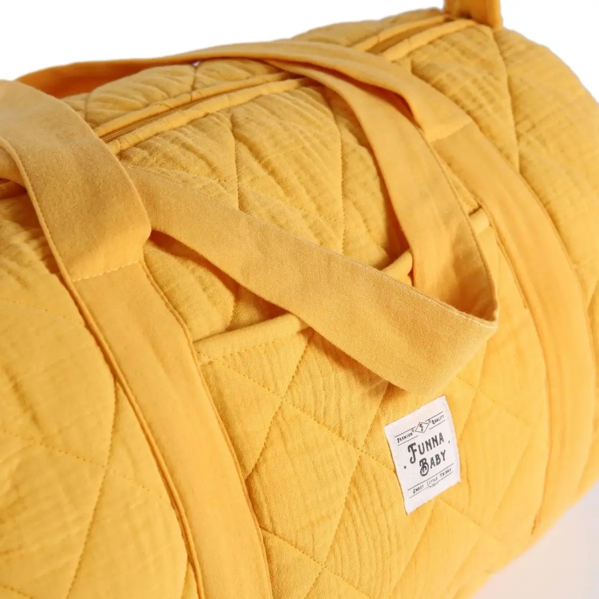 Funna Baby Marigold Muslin Seyahat Çantası Hardal
