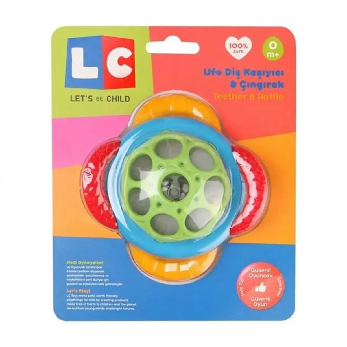 Let's Be Child Ufo Diş Kaşıyıcı Çıngırak