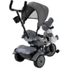 Babyhope Yupi Triycle Lüx Üç Tekerlikli Bisiklet Gri
