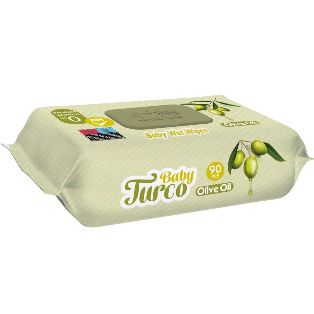 Baby Turco Zeytinyağı Islak Mendil 90lı