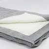 Bistyle Battaniye Welsoft Triko Winter Clothes 80x95cm Koyu Gri