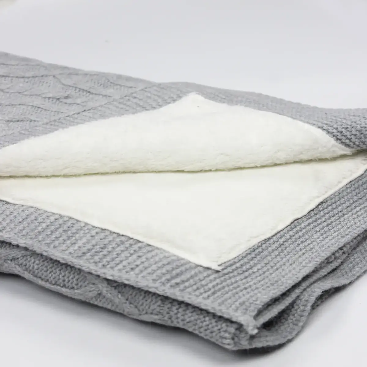 Bistyle Battaniye Welsoft Triko Winter Clothes 80x95cm Koyu Gri