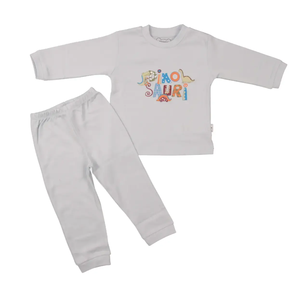 Albimini Pijama Takımı Dinazorlu Mavi