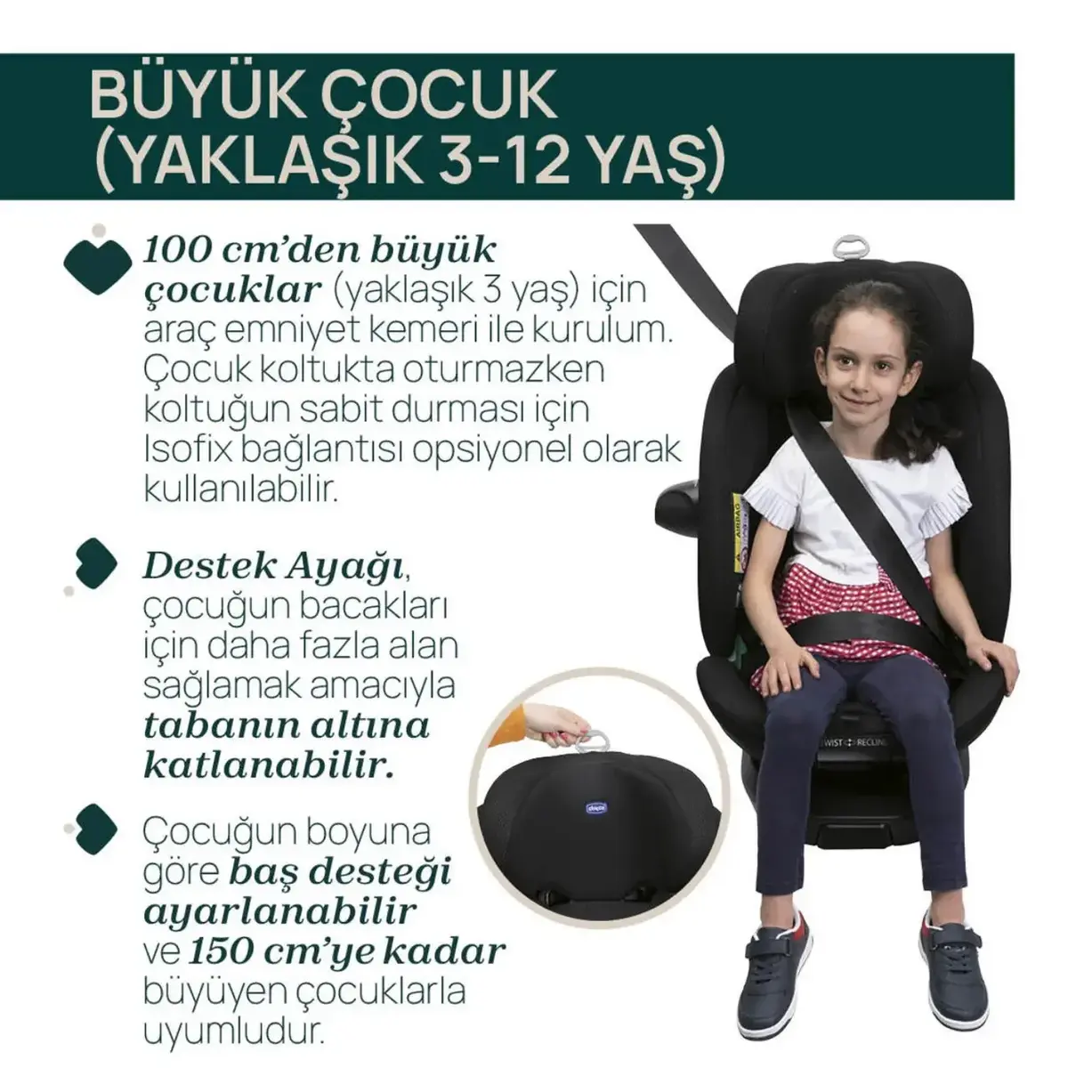 Chicco EverOne I-Size Oto Koltuğu 0-36 Kg Silver Ink