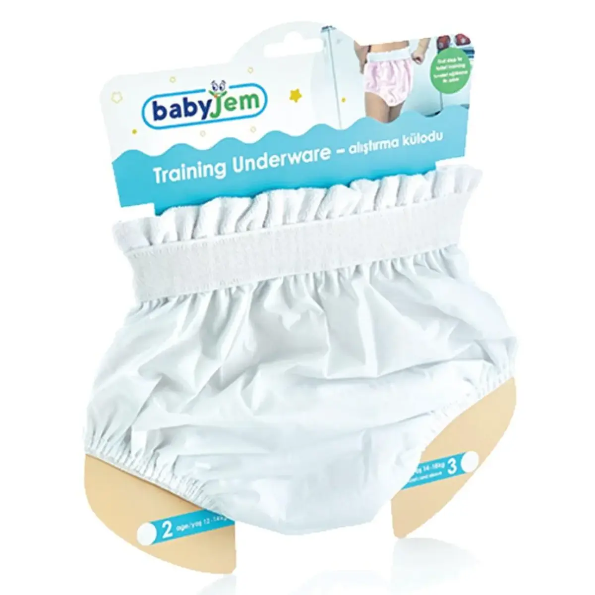 Babyjem Alıştırma Külodu Beyaz