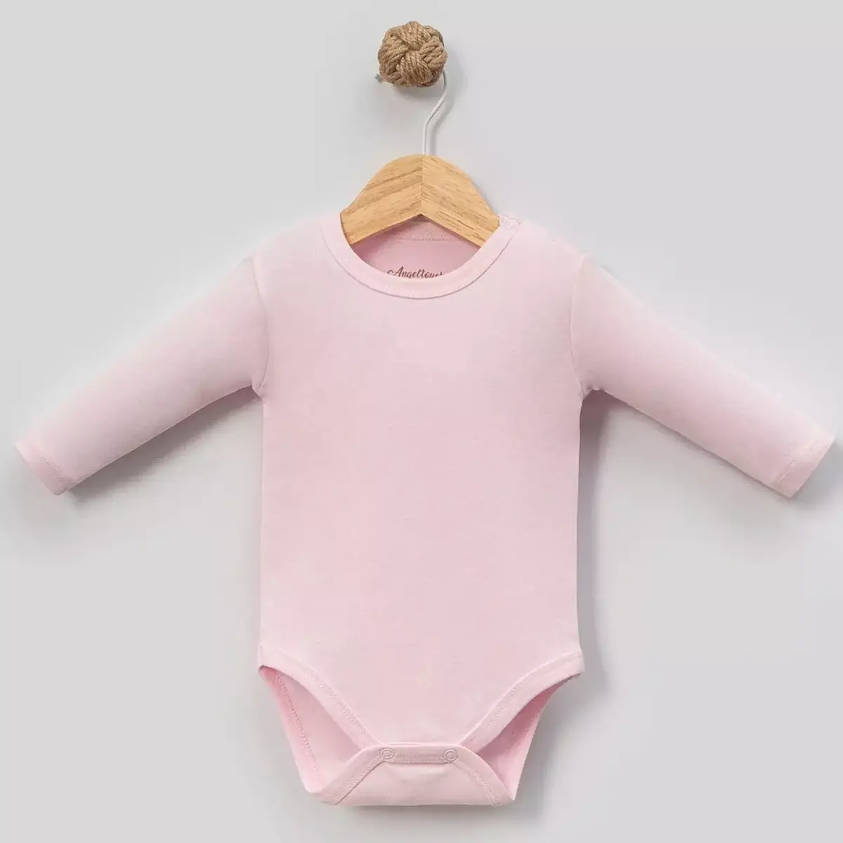 Angeltouch Body Uzun Kol Penye Pembe