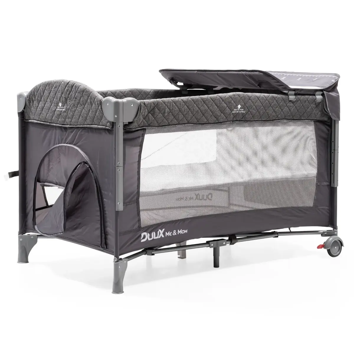 Duux Me And Mom Anne Yanı Oyun Parkı 70x120 cm Dark Grey Duux Me And Mom Anne Yanı Oyun Parkı 70x120 cm Dark Grey