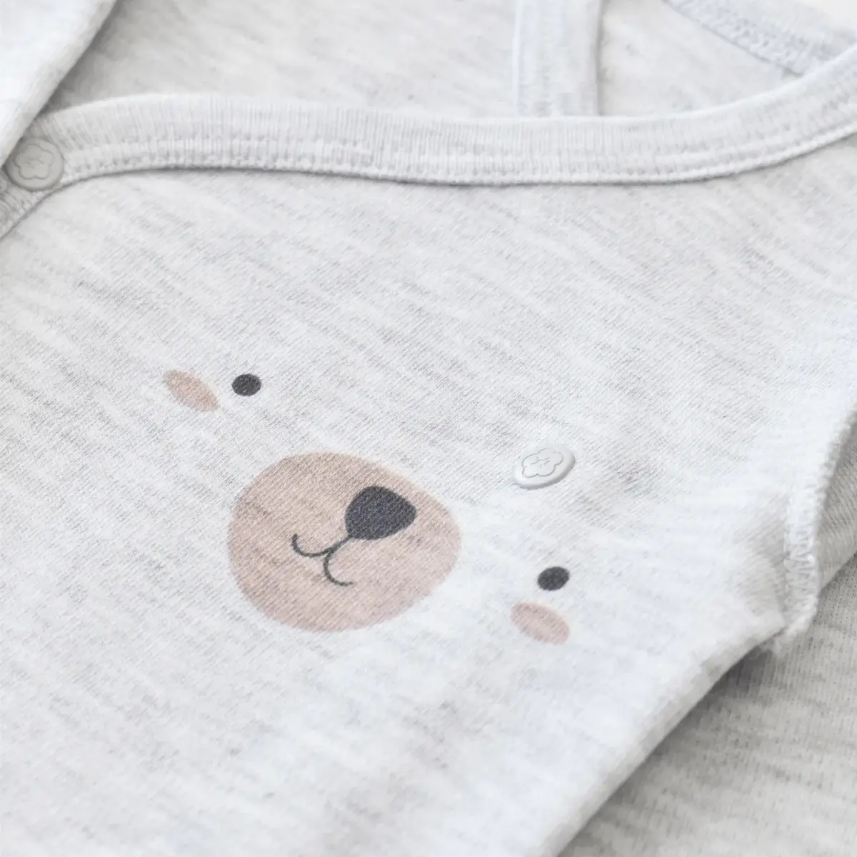 Bibaby Organik Zıbın Takımı Hug Me Bear Prematüre Yeşil