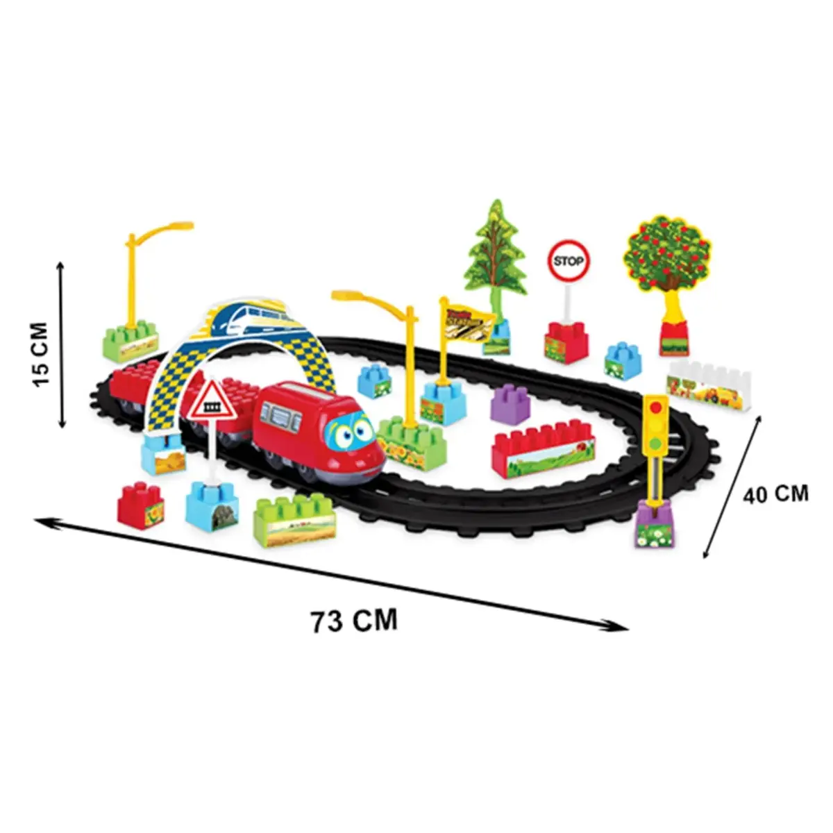 Gokidy Tren Seti 52 Parça