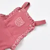 Bibaby Organik Salopet Tulum Little Love Rose Dry