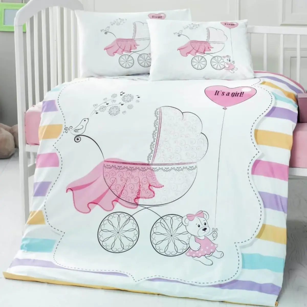 Kidboo Bebek Nevresim Takımı Girl