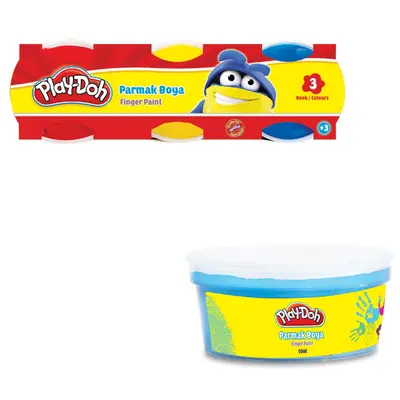 Play-Doh Parmak Boyası 3 Renk 50 Ml.