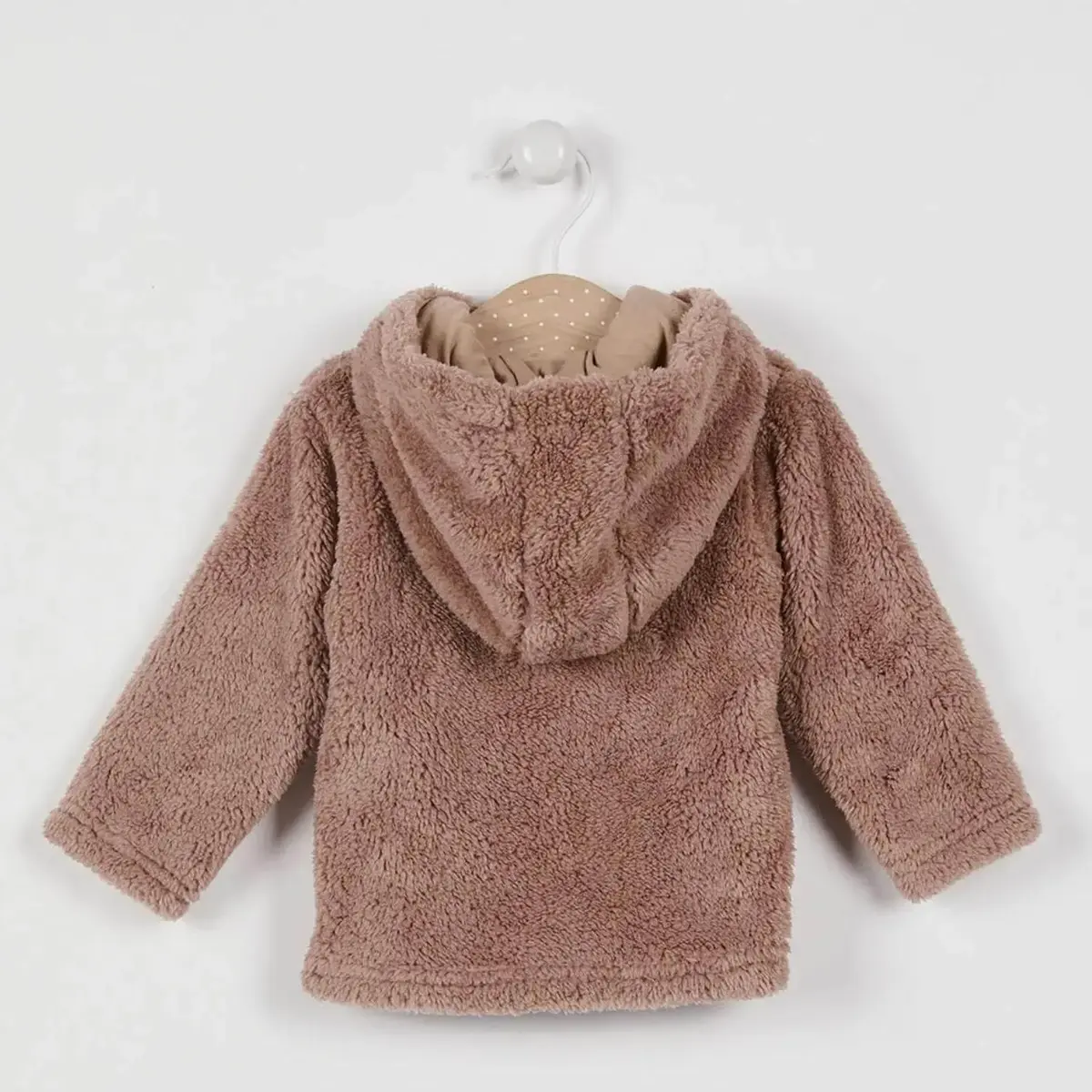 U.S. Polo Hırka Kapşonlu Koyu Bej