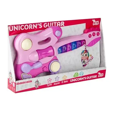 Nini Baby Gitar Unicorn Işıklı Sesli Müzikli