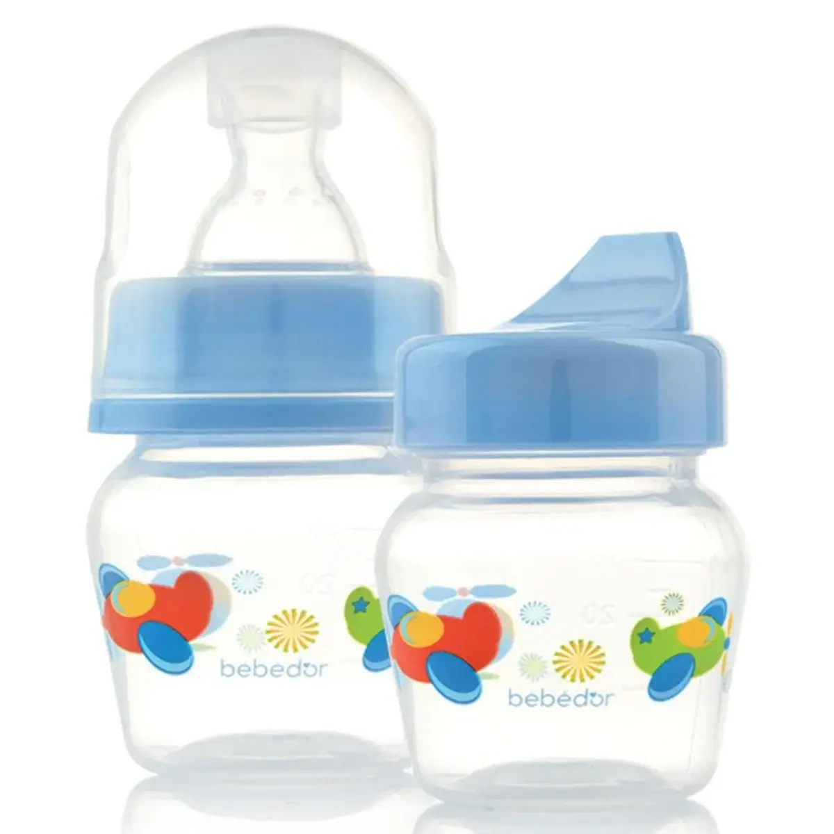 Bebedor Silikon Emzikli Çok Amaçlı PP Biberon 30 ml 0+ Ay