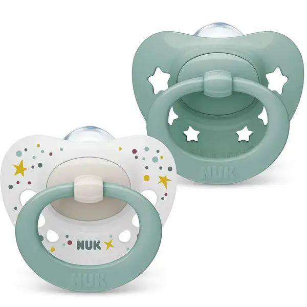 Nuk Signature Silikon Emzik 2li 0-6 Ay Erkek