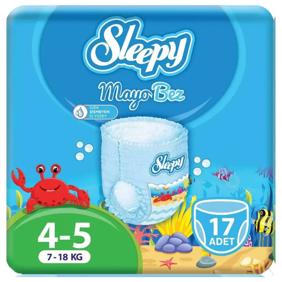 Sleepy Mayo Külot Bebek Bezi 5 Beden Junior 17 Adet 7 - 18 kg