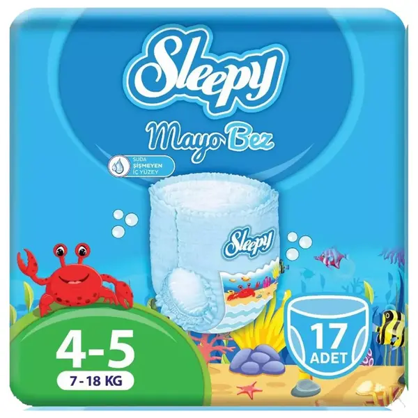 Sleepy Mayo Külot Bebek Bezi 5 Beden Junior 17 Adet 7 - 18 kg