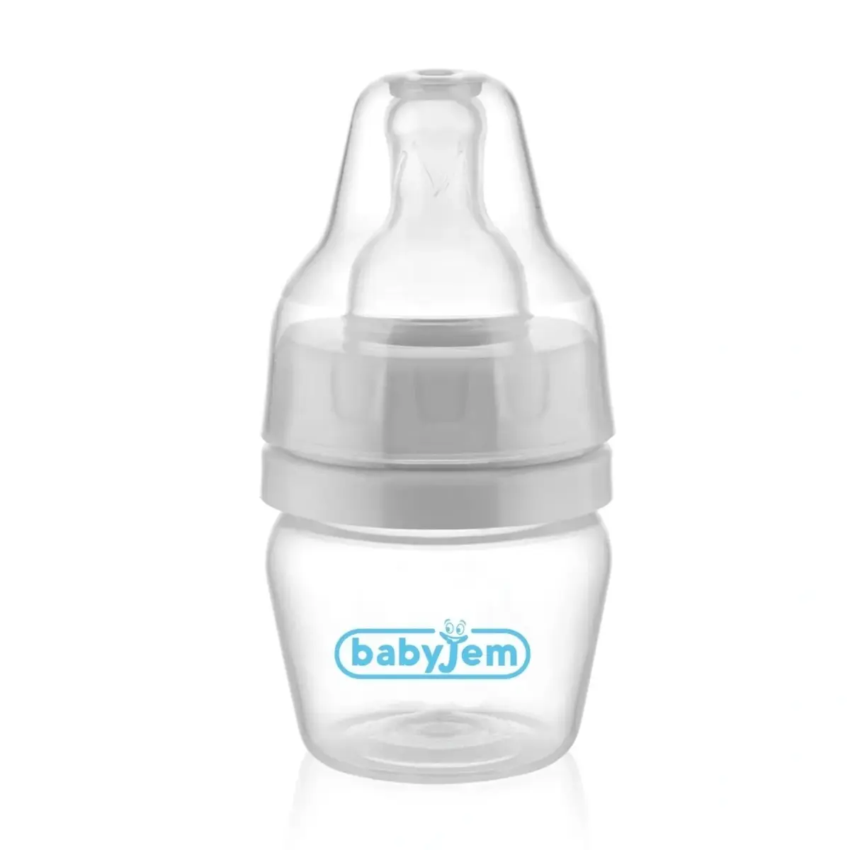 Babyjem Mini Cam Biberon Ve Suluk Gri Babyjem Mini Cam Biberon Ve Suluk Gri