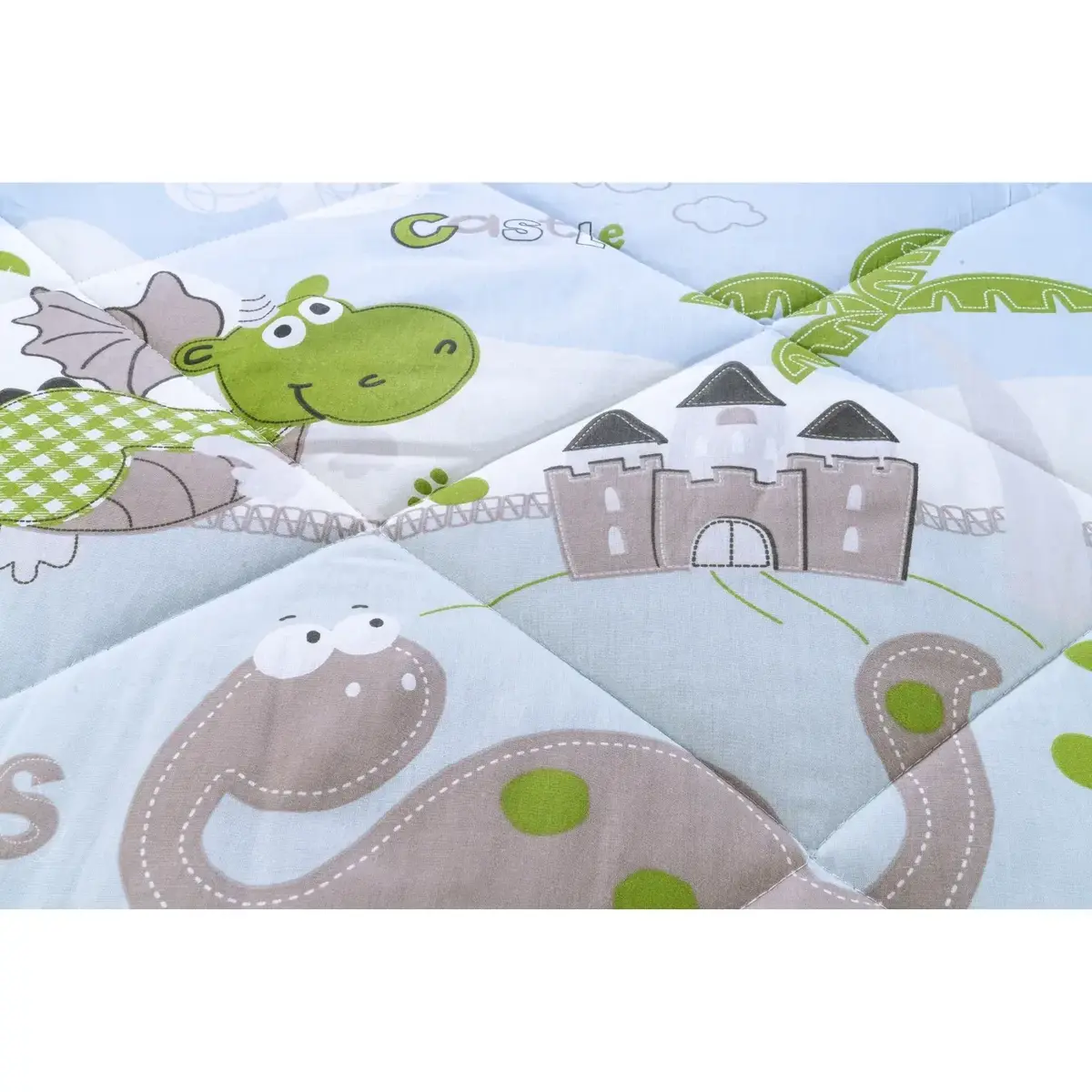 Bebek Nevresim Seti Dino 3 Parça Çantalı 100x150