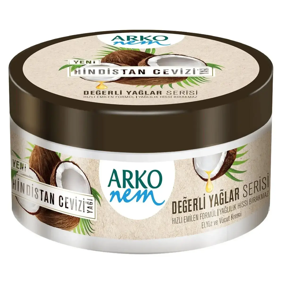 Arko Nem Krem Değerli Yağlar H.Cevizi 250 ml