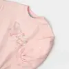 Bibaby Organik Swetshirt Always Happy Gül Kurusu - Mint
