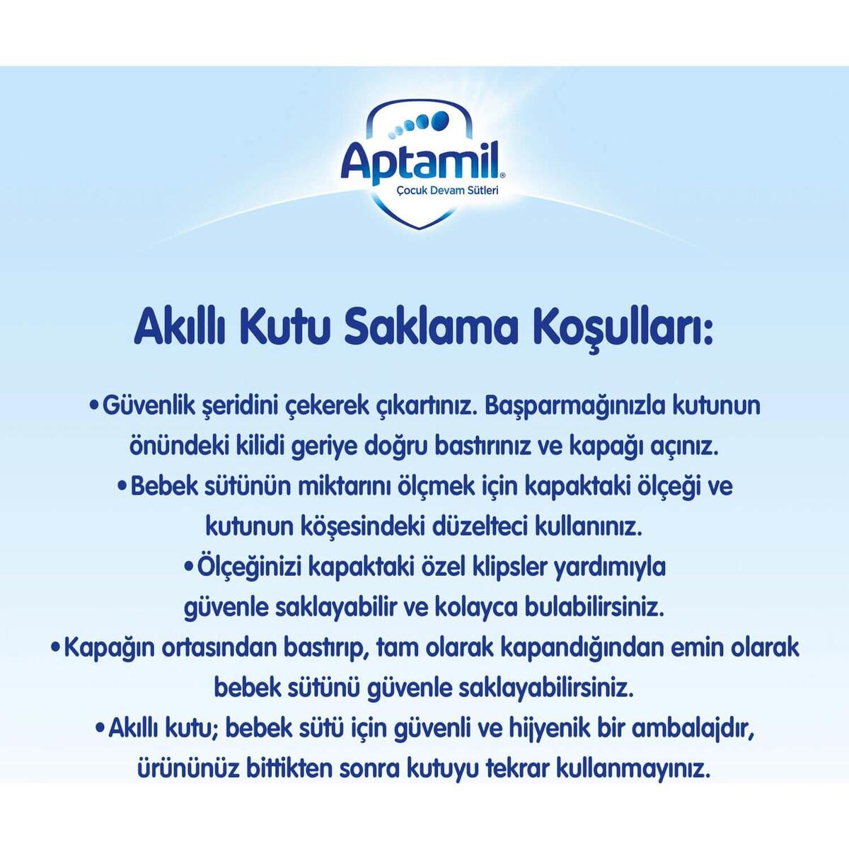 Aptamil 1 Devam Sütü 1200 Gr x3