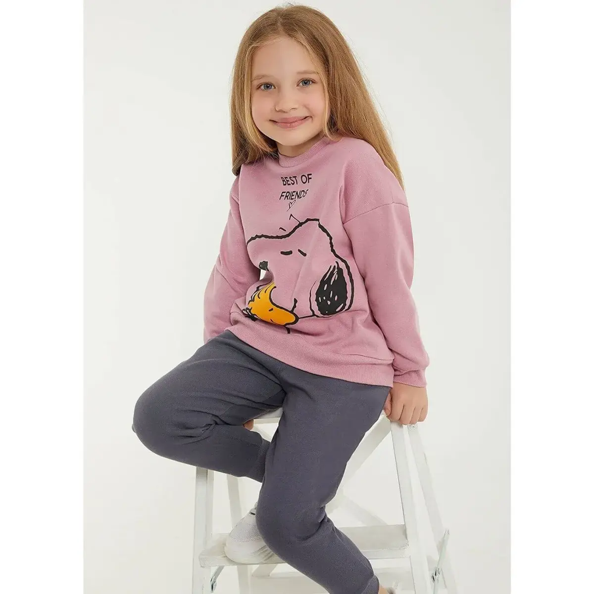 Snoopy Eşofman Takımı Leylak