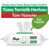 Sleepy Yüzey Temizlik Havlusu Beyaz Sabun 100lü x3