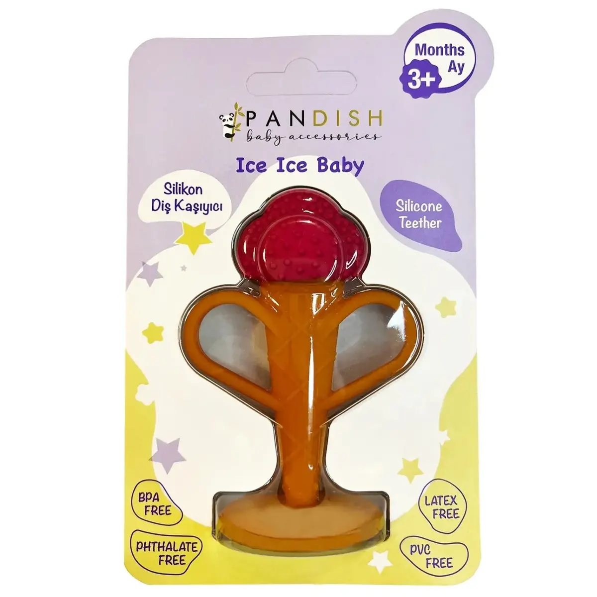 Pandish Ice Ice Baby Silikon Diş Kaşıyıcı