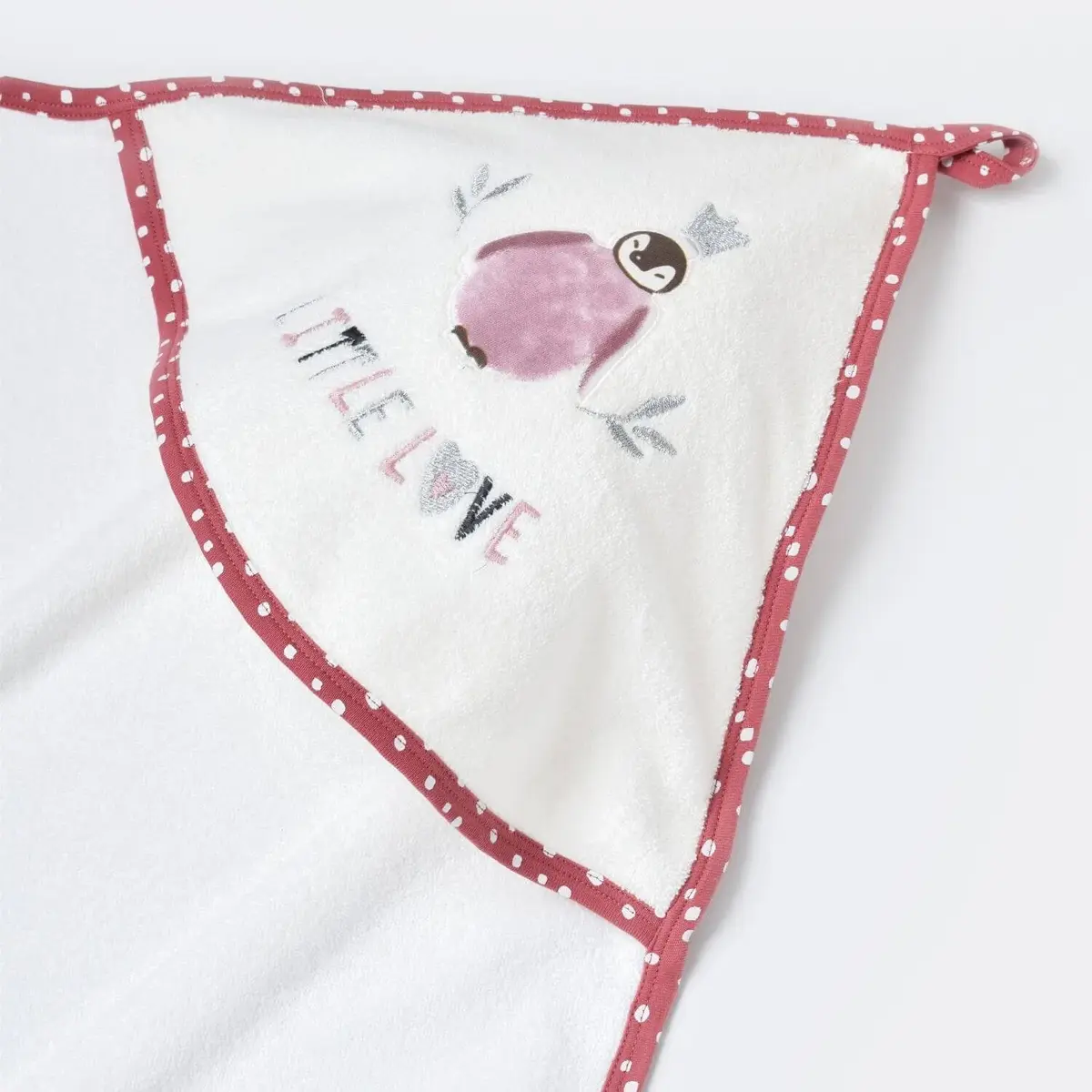 Bibaby Organik Havlu Little Love Rose Dry