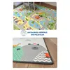 Coolmats Yeşil Parkur-Bulutlar ve Dağlar Oyun Halısı 140x100x1