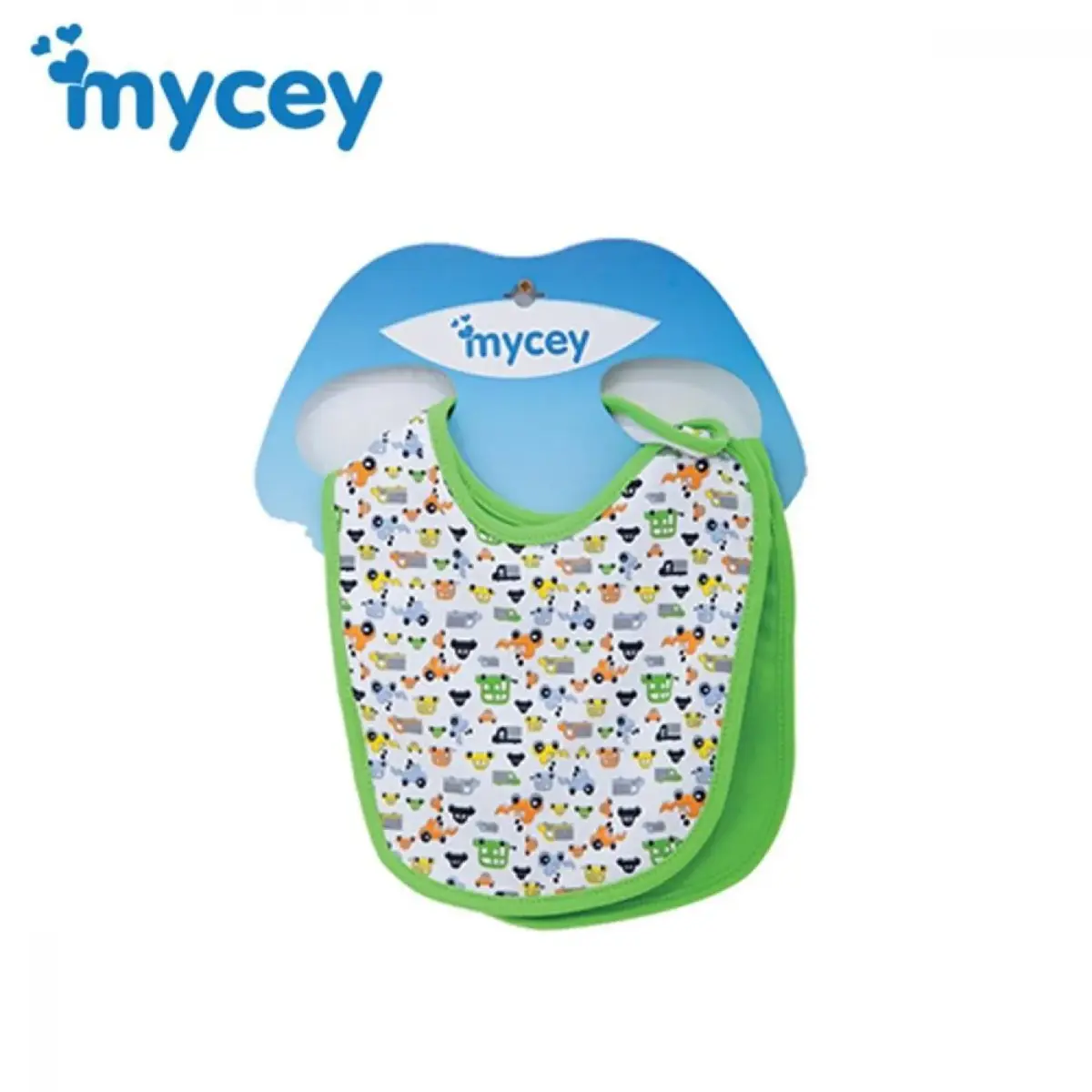 Mycey Bebe Önlüğü 2Li Set Yeşil