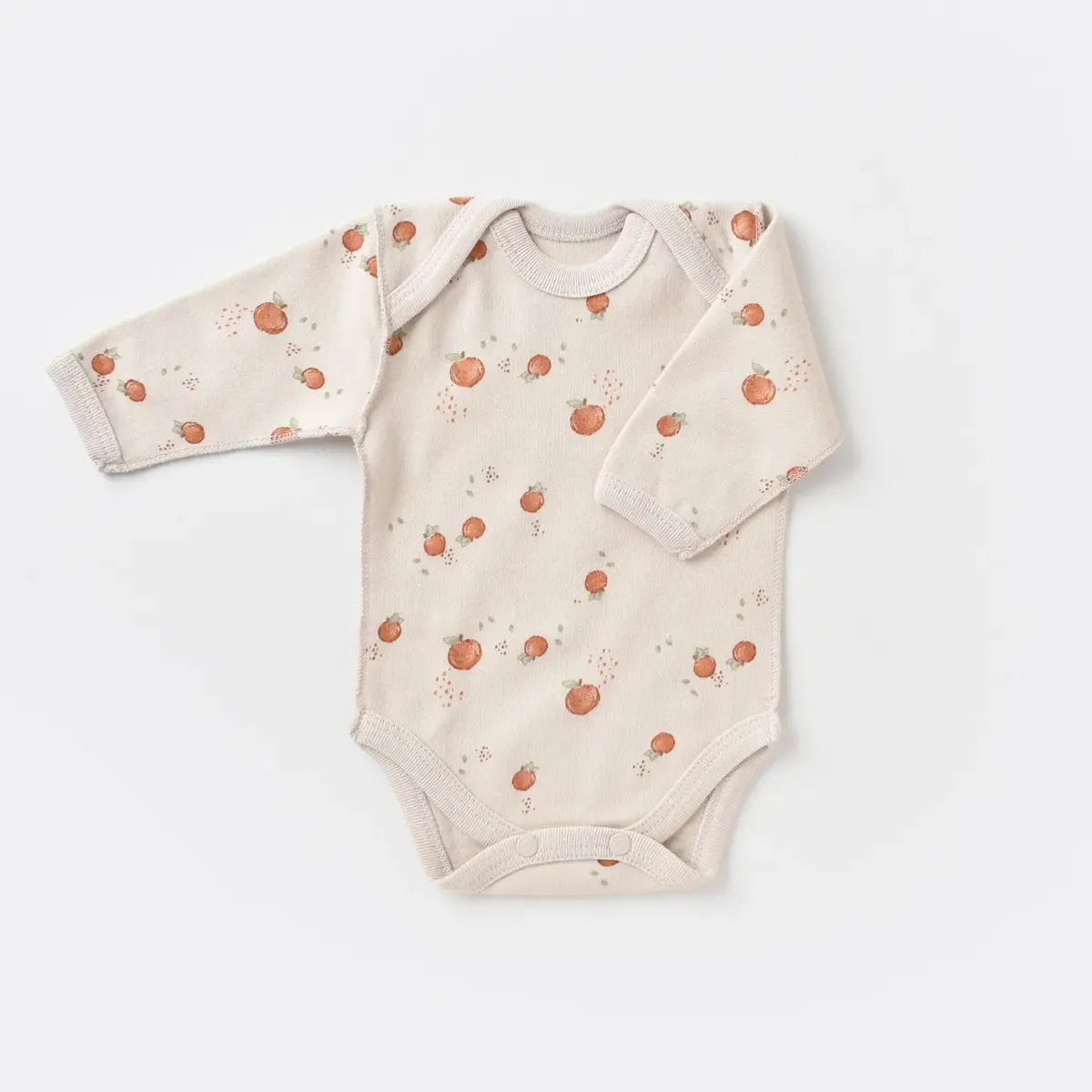 Bibaby Organik Zıbın Takımı Summer Fruit Prematüre Light Cream Caramel