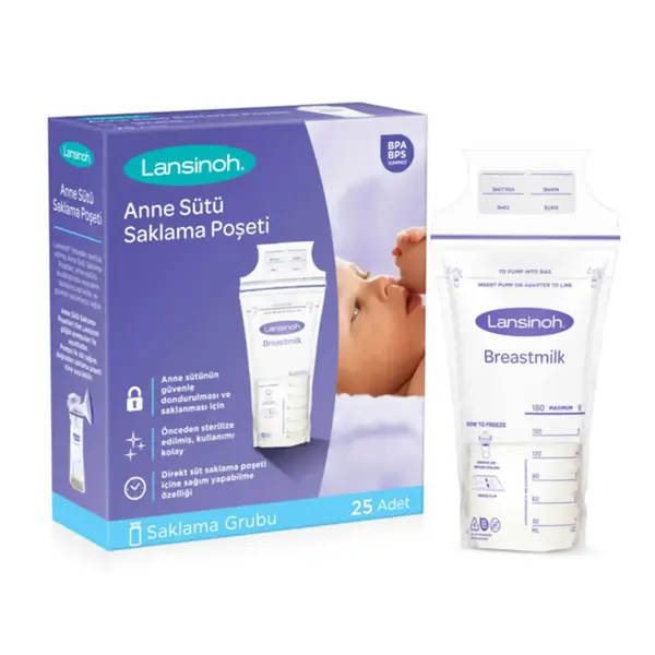 Lansinoh Süt Saklama Poşeti 25li
