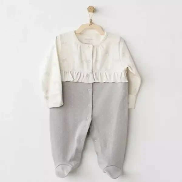 Andy Wawa Tulum Baby Bow Bliss Ekru - Gri