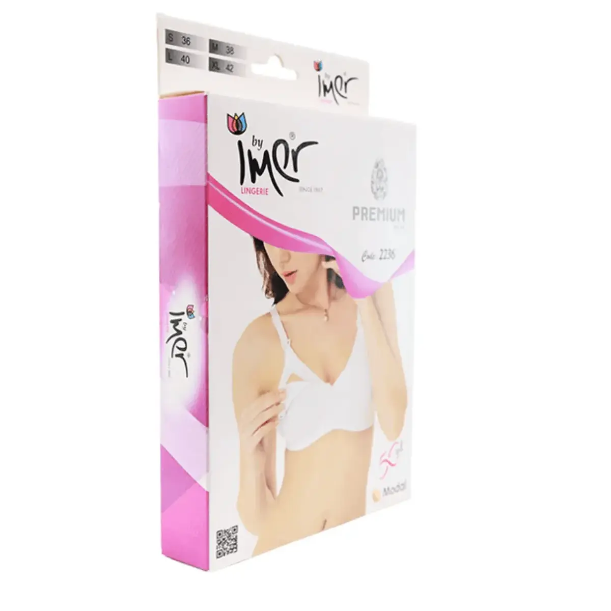 İmer Emzirme Sütyen Modal Beyaz100B