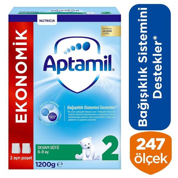 Aptamil 2 Devam Sütü 1200 Gr