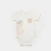 Bibaby Organik Body Kısa Kol Koala Jungle Pembe