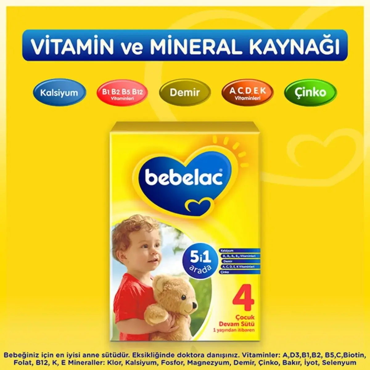 Bebelac 4 Çocuk Devam Sütü 800 Gr