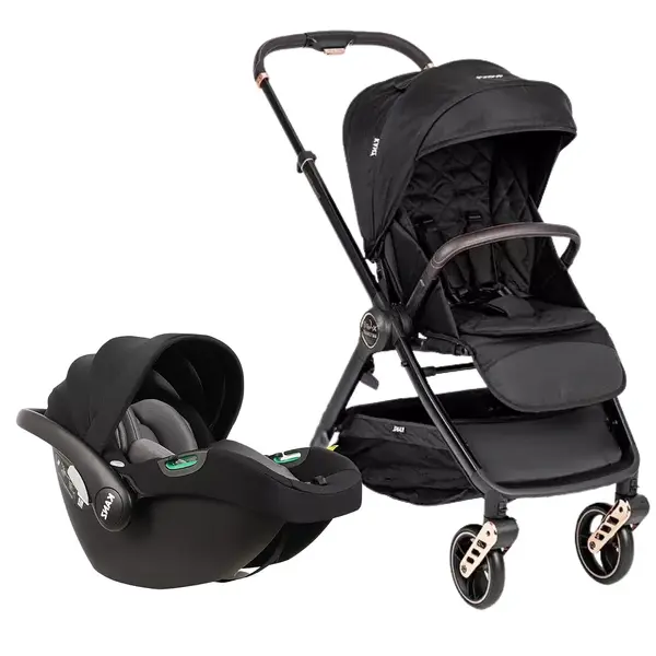 Kanz X-Go Ultimate Travel Sistem Bebek Arabası Rose Gold Siyah