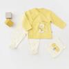 Bibaby Organik Zıbın Takımı 3lü Baby Racoon Lemon Grass - Vanilla Ice