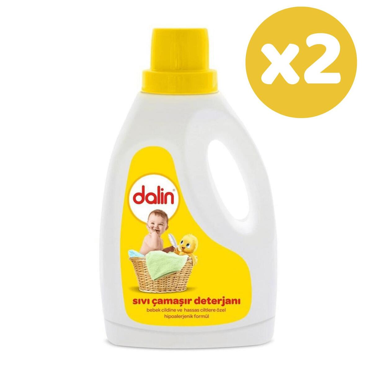 Dalin Sıvı Bebek Çamaşır Deterjanı 1500 ml x 2 Adet