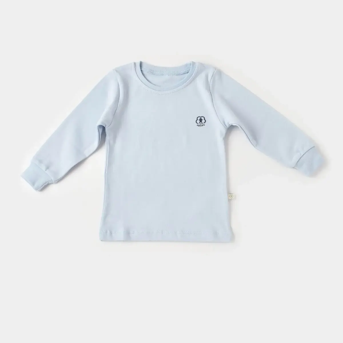 Bibaby Organik Sweatshirt Little Basic Mavi