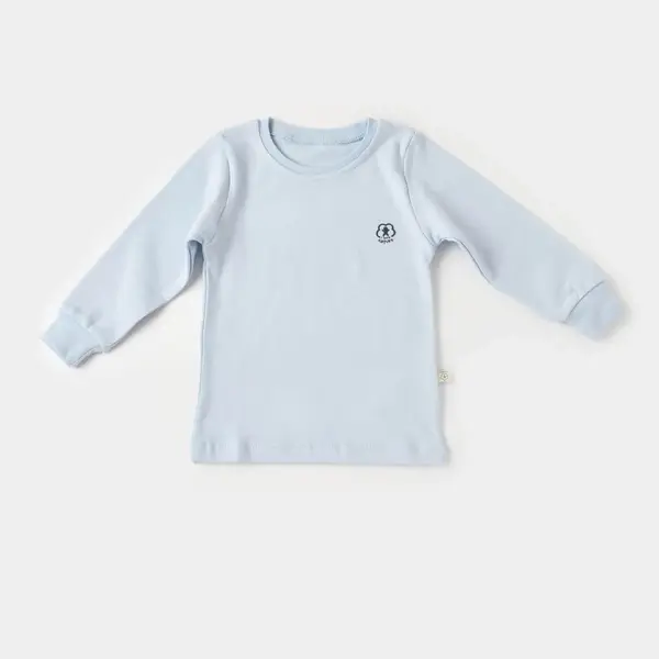 Bibaby Organik Sweatshirt Little Basic Mavi