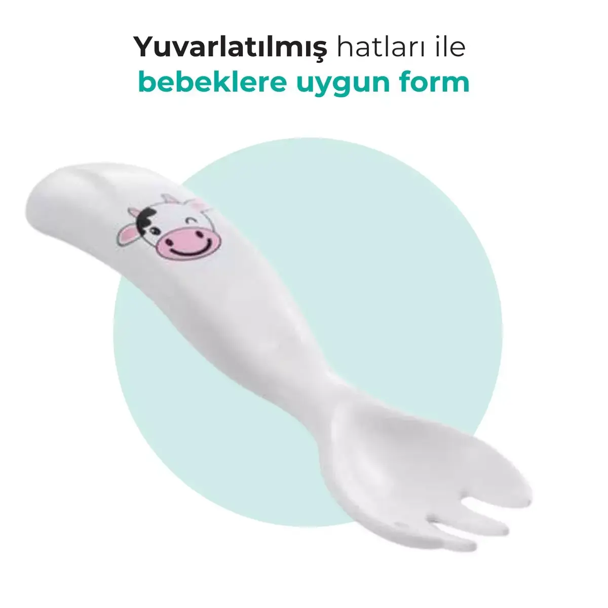 Mamajoo Çatal Kaşık Seti İnek