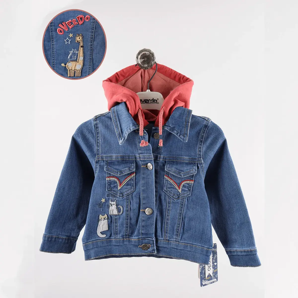 Overdo Ceket Zürafa Kot Gül Kurusu Overdo Ceket Zürafa Kot Gül Kurusu