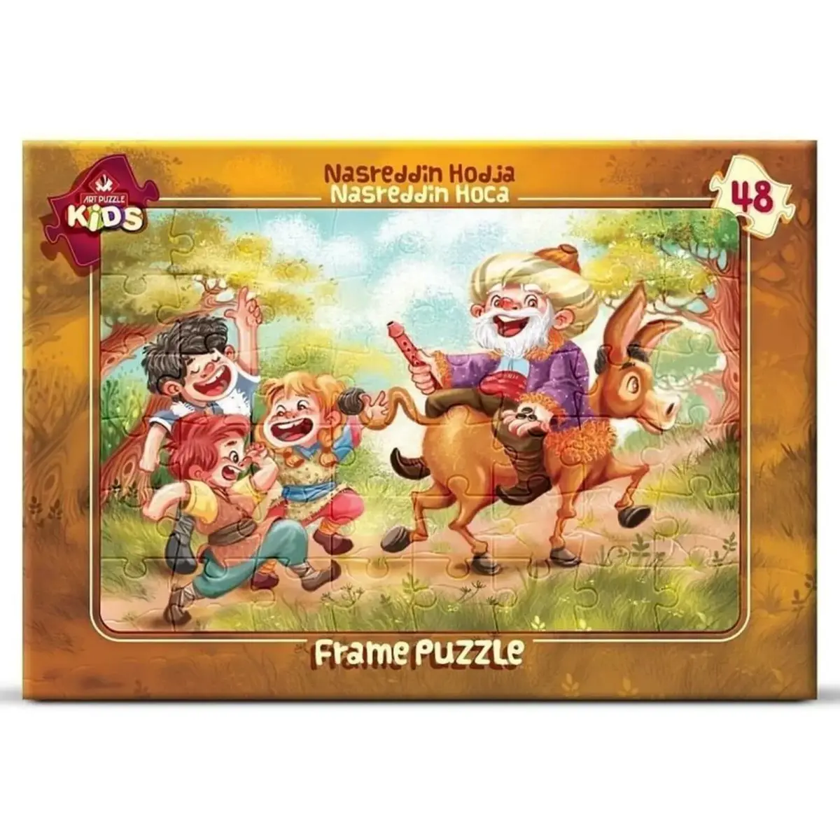 Art Çocuk Puzzle Nasrettin Hoca 48 Parça